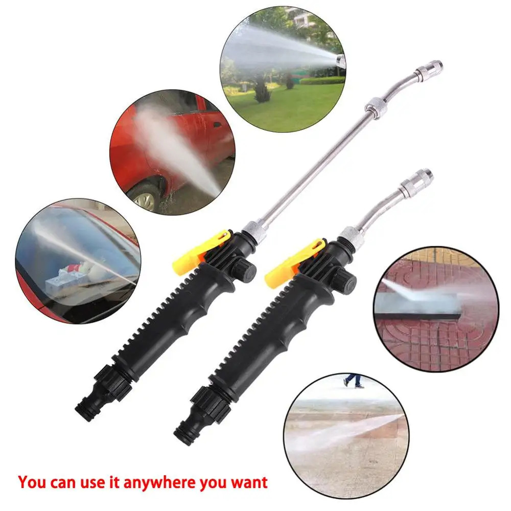 

30/40cm High Pressure Water Gun Adjustable Flowers Vegetables Spray Air Conditioners Car Washing Tools Garden Water Jet Washer