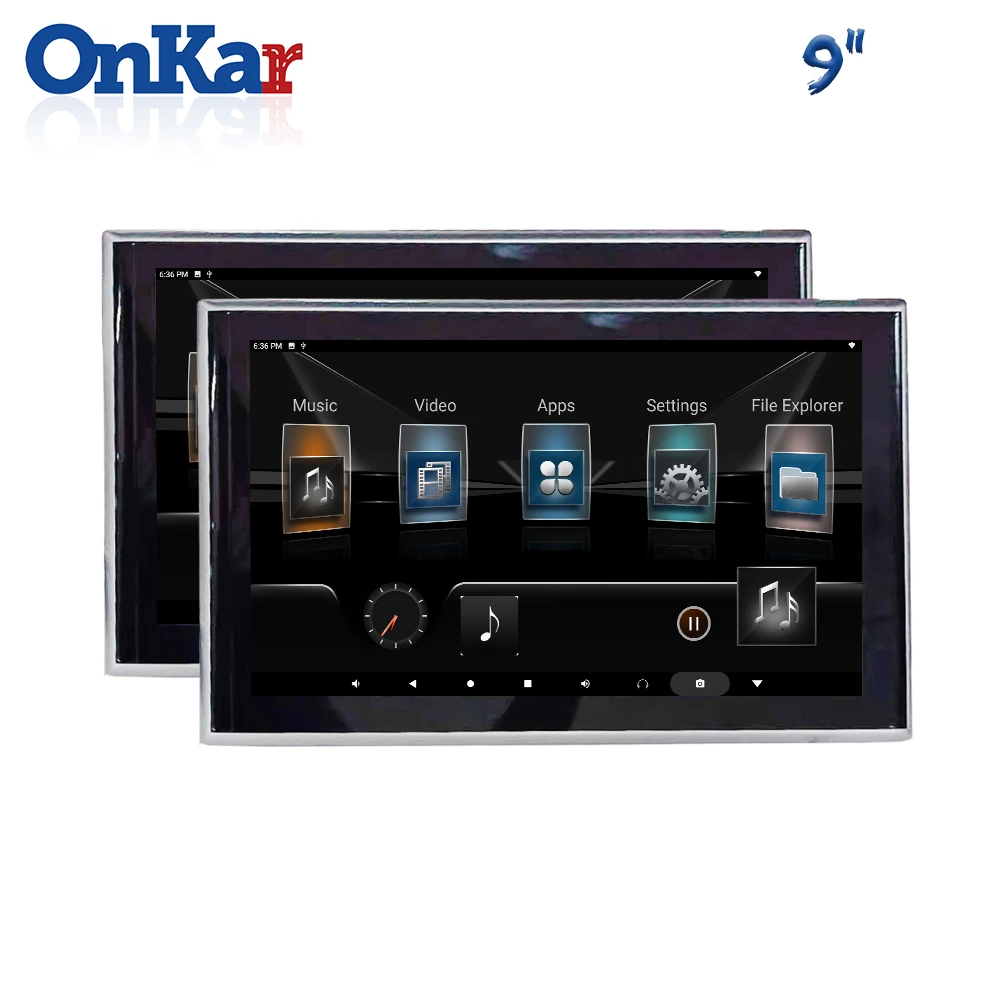 特価ブログ Onkar 車のヘッドレストモニター 9インチのタッチスクリーン Wifi Bluetooth Usb Hdmi ミラースクリーン Airplay Sd 19 1080p 直販ネット Aurorafoto Es