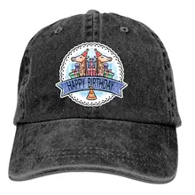 Классическая Регулируемая ковбойская Кепка на день рождения, джинсовая кепка, низкий профиль, подарок для мужчин и женщин