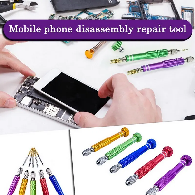 

5 in 1 Precision Screwdriver Set Smart Phone Watch Repair Mixed Tool Kit