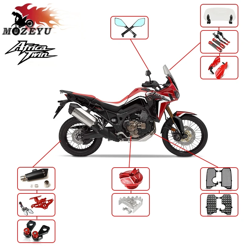 Рычаги тормоза и руля для HONDA CRF1000L CRF 1000L Africa Twin 15-19 | Автомобили мотоциклы