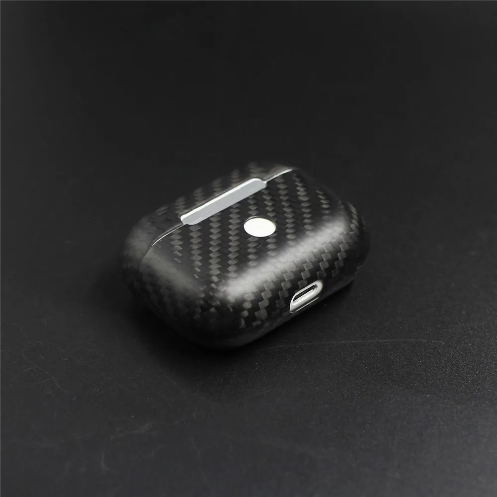 Real Carbon Fiber Case For AirPods 2 For AirPods Pro Wireless Earphone