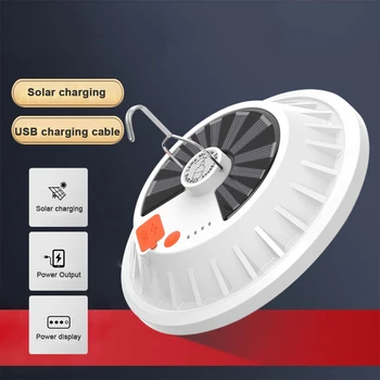 

Rechargeable Solar Lamp LED Energy-Saving Lighting Bulb Portable Lanterns Outdoor Camping Tent Lights