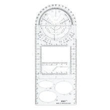  Multifunctional Geometric Ruler Geometric Drawing Template Measuring Tool For School Student Office Architecture Measuring  Rule 