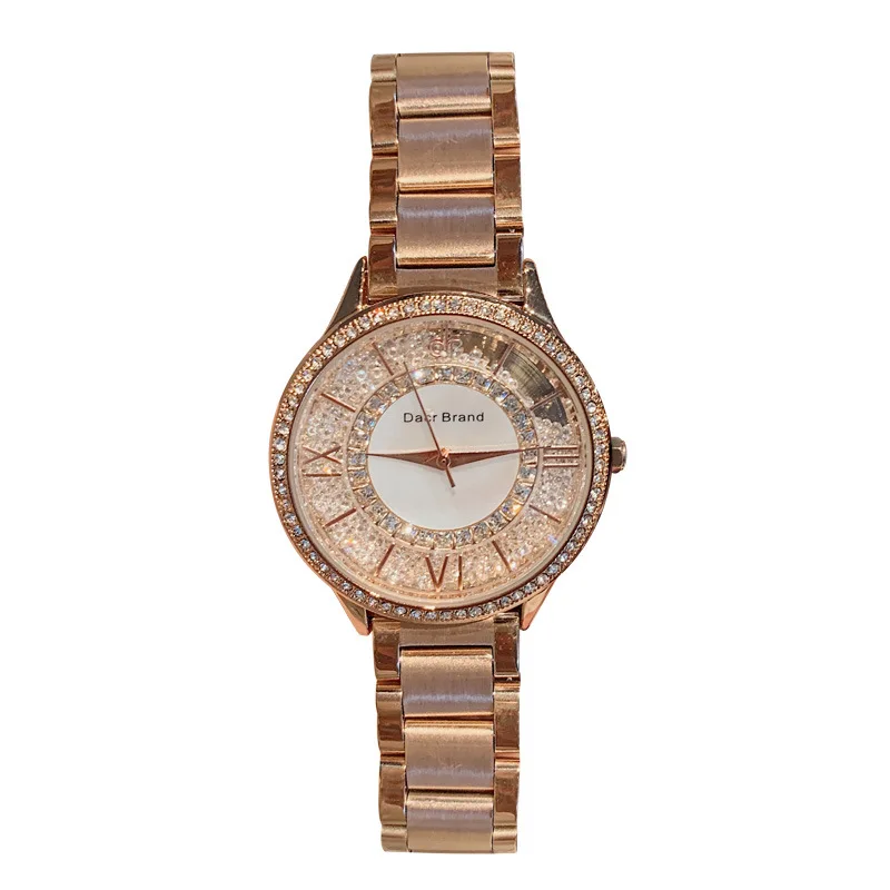 Роскошные Брендовые женские часы модные креативные женские кварцевые часы из розового золота женские наручные часы с браслетом Relogio Masculino