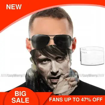 

Hannibal Lecter Mouth Face Mask Canonization Facial Mask Kawai Pretty with Filters for Adult Mask