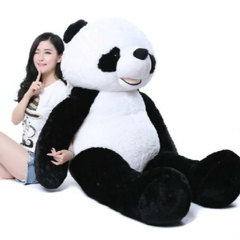 72'' Giant Panda Plush Toy Big Stuffed Animal Bear Doll Birthday Pillow Gift 8KG 