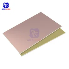 Diymore 10x15cm x solo de PCB Placa de prototipado de cobre laminado PCB placa de circuito impreso FR4