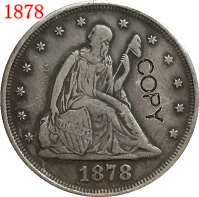 Копия монеты США Свобода 1878 | Дом и сад
