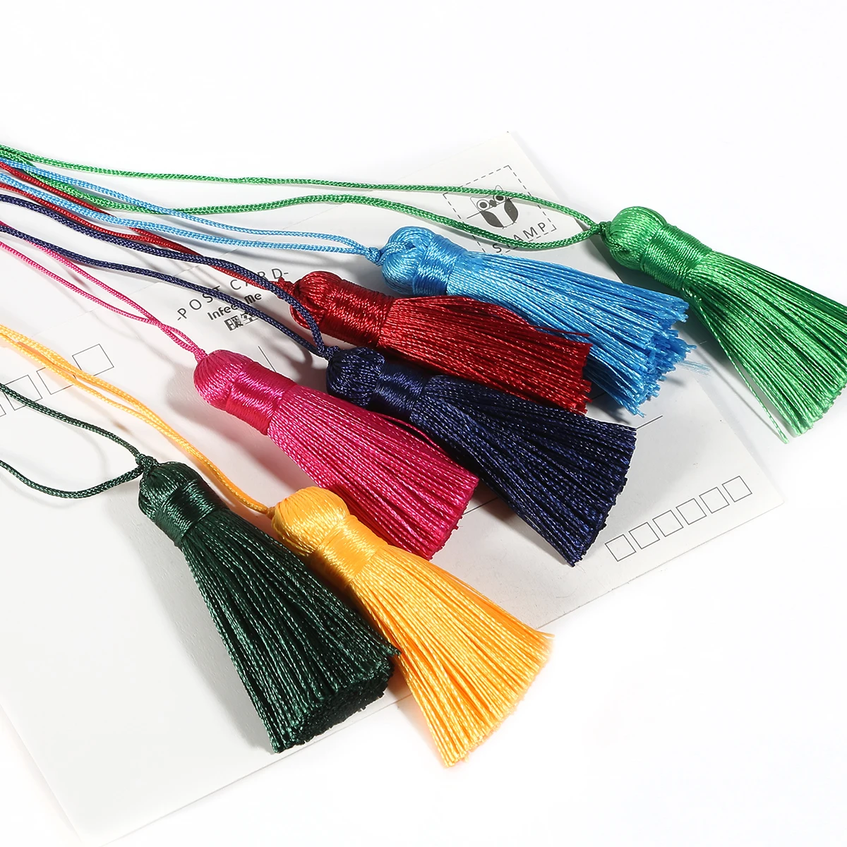1pcs 5.5cm Colorful Cotton Silk Tassel Short Tassel For DIY Crafts Curtains Hanging Decoration Jewelry Making Accessories