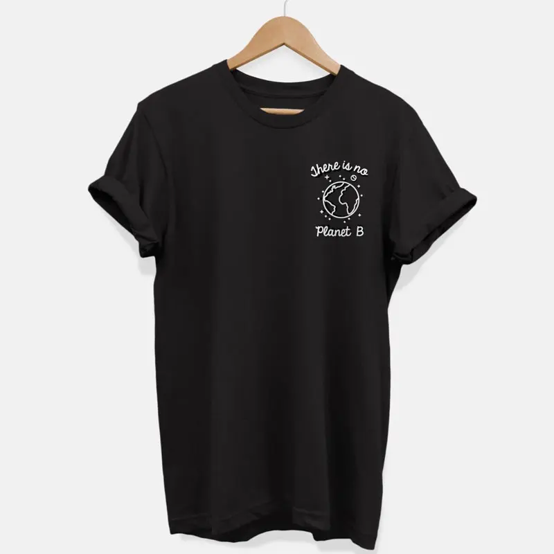 Planet B Pocket Print T shirt Stylish 
