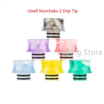 

Aspire Mulus Kit/Eleaf GTiO Tank/Uwell Nunchaku 2 Drip Tip Mouthpiece Colorful Ultem Resin Recurve 510 Drip Tip