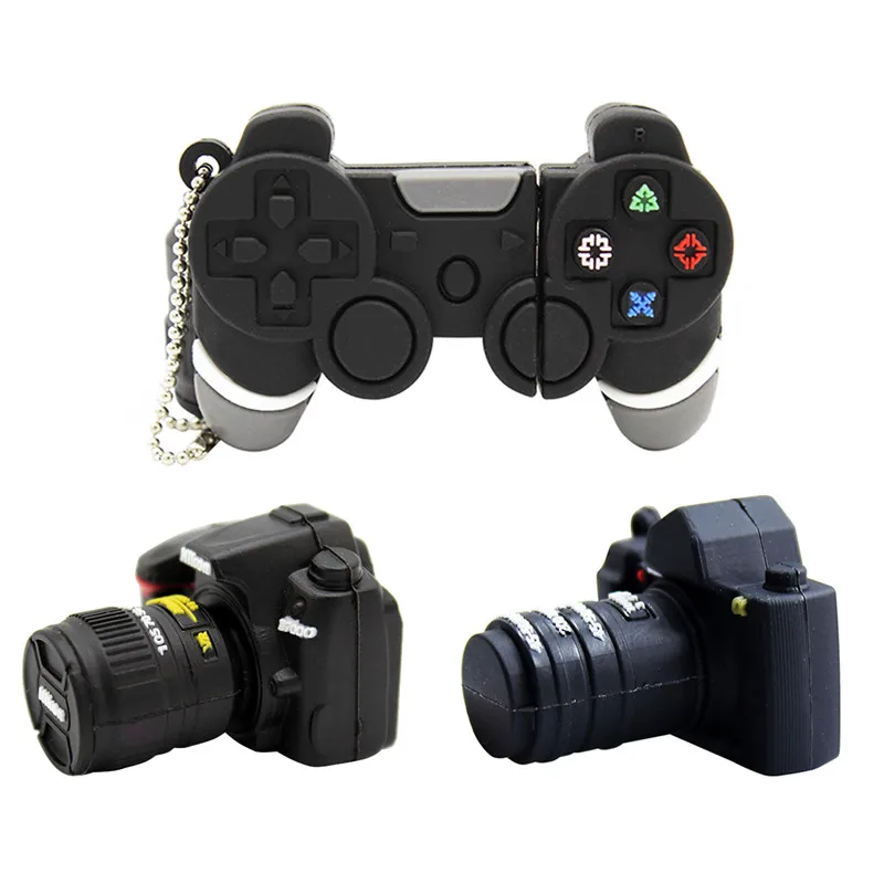 Game-Pad Pen-Drive Metal-Camera Memory Usb Text-Me Usb-2.0 Cartoon 16GB 8GB 4GB DSLR