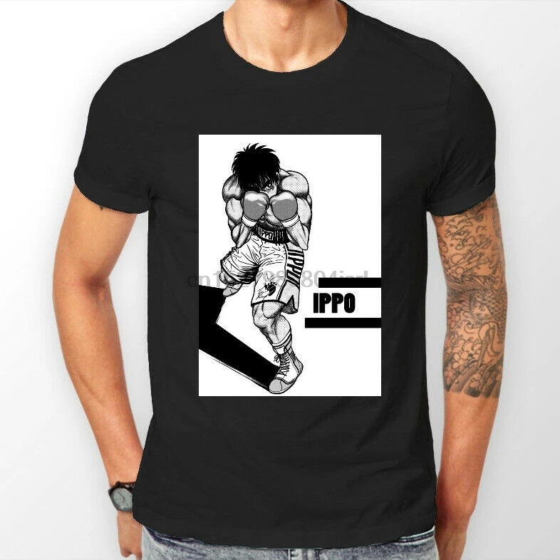 Hajime нет Ippo кольцо боксерская аниме унисекс футболка Размер S-5XL | Мужская одежда