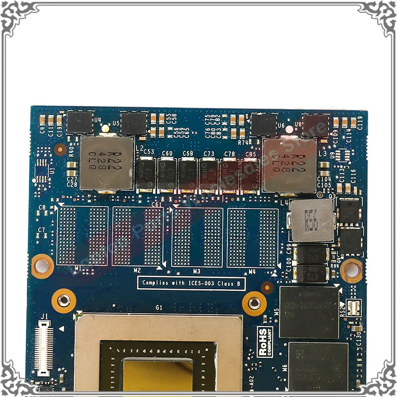 For Dell M15X M17X R4 GTX860M N15P-GX-B-A2 3.0 DDR5 2G  显卡 (5)