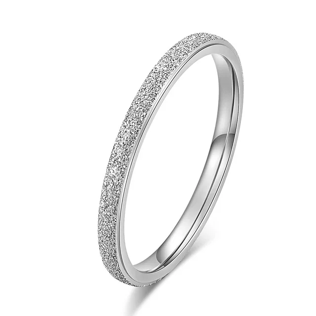 Розовое золото матовое кольцо на палец для женщин и мужчин свадебные украшения 316L нержавеющая сталь высокое качество никогда не выцветает - Цвет основного камня: R609