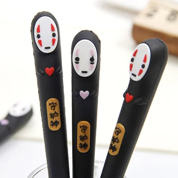 

Novelty Cute No Face Man Gel Pen Cartoon Black 0.5mm Pen Gift Kawaii Stationery Office Supplies Material School