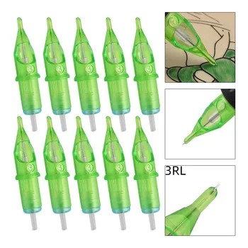 

10PCs Disposable Tattoo Cartridge Makeup Tattoo Needles 3RL/5RL/5RS/7M1/7RL for Microblading Tattoo Machine