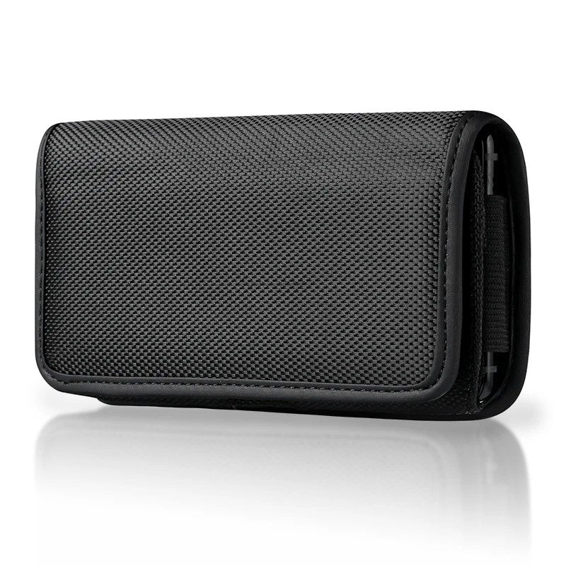 

Universal Phone Case Oxford Phone Pouch for Samsung Xiaomi Redmi K20 iPhone Flip Waist Bags Belt Clip Cover Phone Bag for Huawei