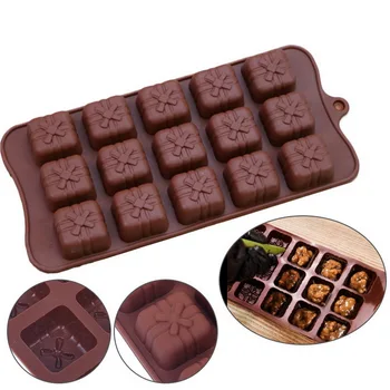 

Silicone Dessert Cake Ice Tray Ice Mold DIY Tool For Biscuit Cake Pastry Baking Square Resin Soap Tool Dessert Cake Decoration