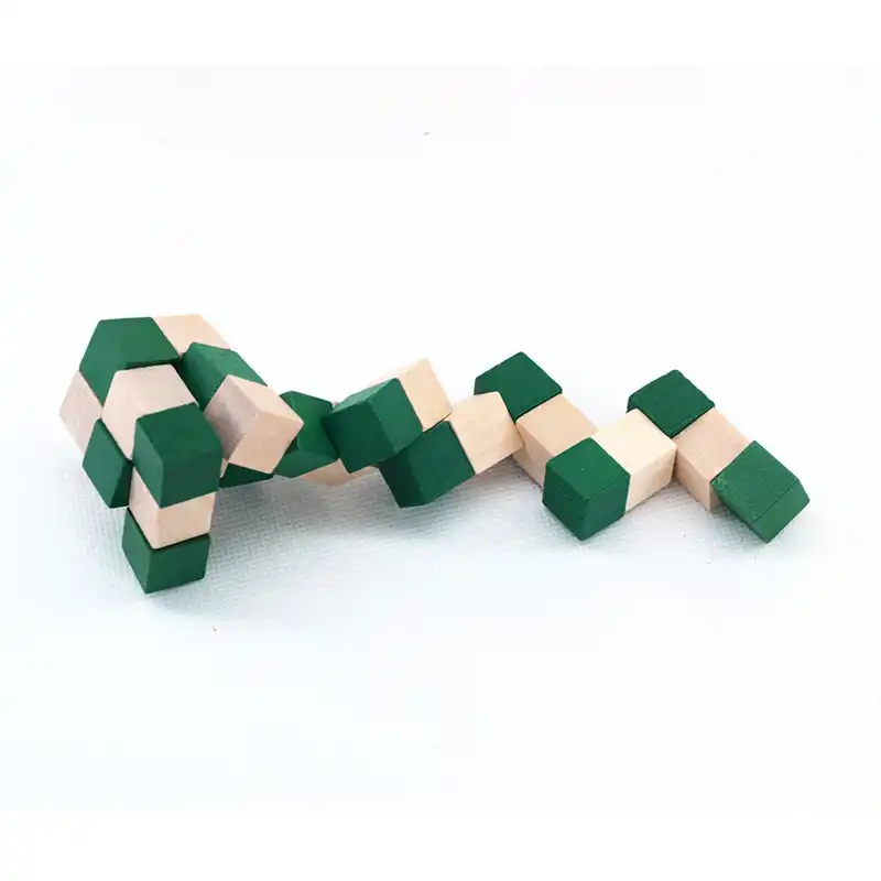 wooden snake puzzle