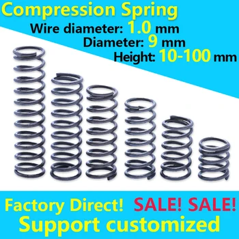 

Coil Spring Spring Pressure Spring Customized spring steels Rotor Return Spring Wire Diameter 1.0mm Diameter 9mm Spot Good