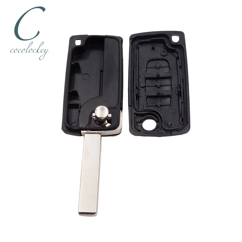 Cocolockey Сменный Чехол для Citoren Peugeot Fiat Scudo VAN 3 кнопки FOB дистанционный чехол ключей