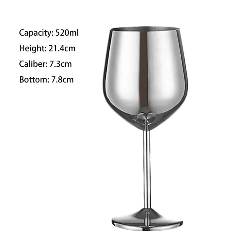 Verres à Cocktail En Acier Inoxydable 550 Ml - Lot De 2 - Incassables, Élégants, Parfaits Pour Fêtes, Pique-niques Et Cadeaux - 7 Couleurs Disponibles