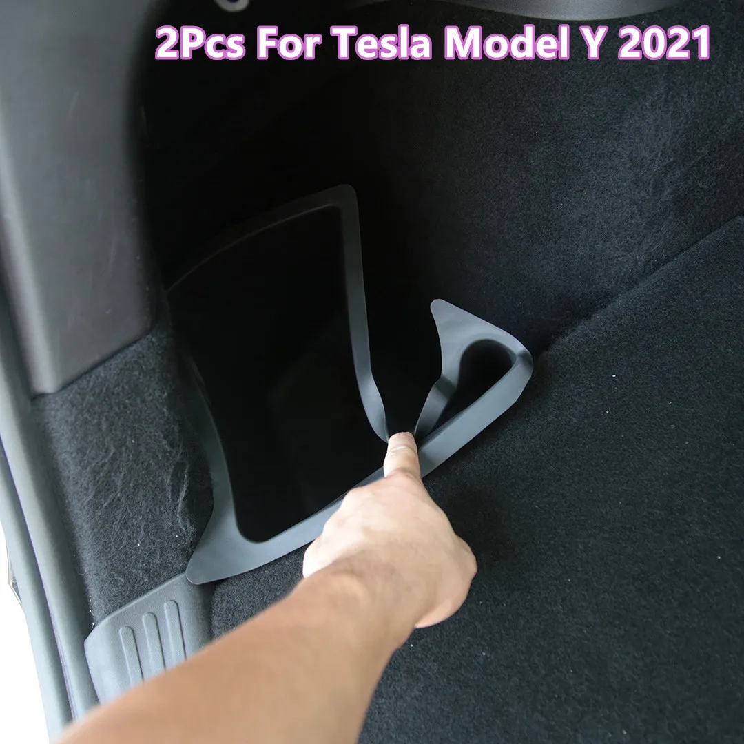 

Скрытый ящик для хранения для Tesla Model Y 2020 2021 левый + правый багажник автомобильные аксессуары