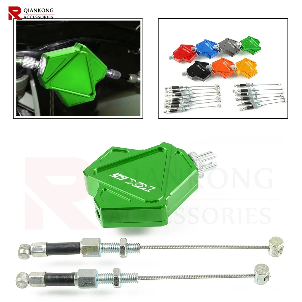 

Motorcycle CNC Aluminum Stunt Clutch Lever Easy Pull Cable System FOR KAWASAKI KX65 2000-2013 2014 2015 2016 With KX65 logo