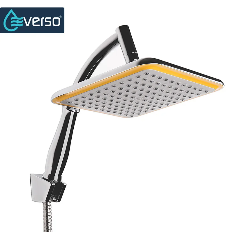 Душевая лейка EVERSO для ванной комнаты 8 дюймов вращение на 360 градусов|rainfall shower head