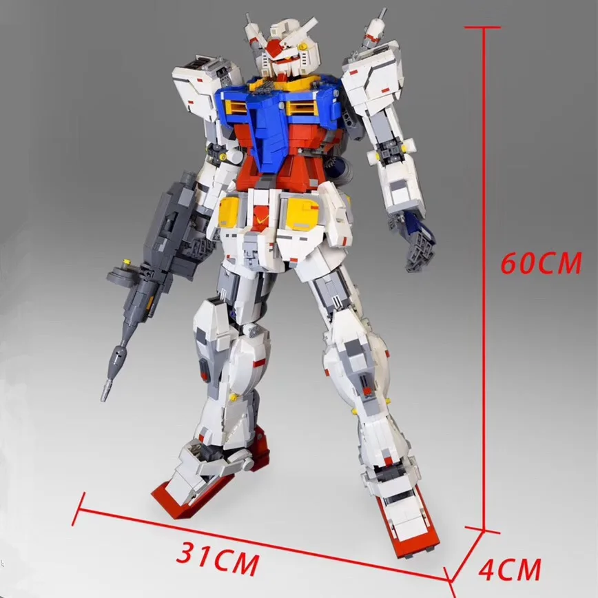 Skup DHL Hot super robota wojny mecha klasyczne gundam model 18K RX78 2 1 60 3500 sztuk podpora stała building block cegły boże narodzenie zabawki