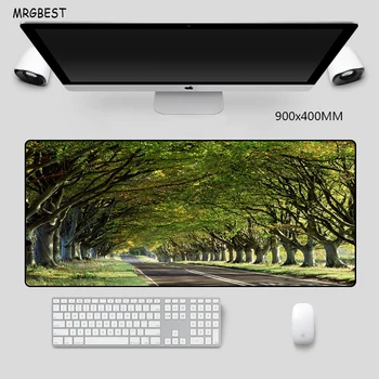 

MRGBEST Mousepad XXL Green Trees Rectangle Pads Anti-slip Comfortable Rubber Laptop Notebook Desk Mats for LOL DOTA CSGO Player