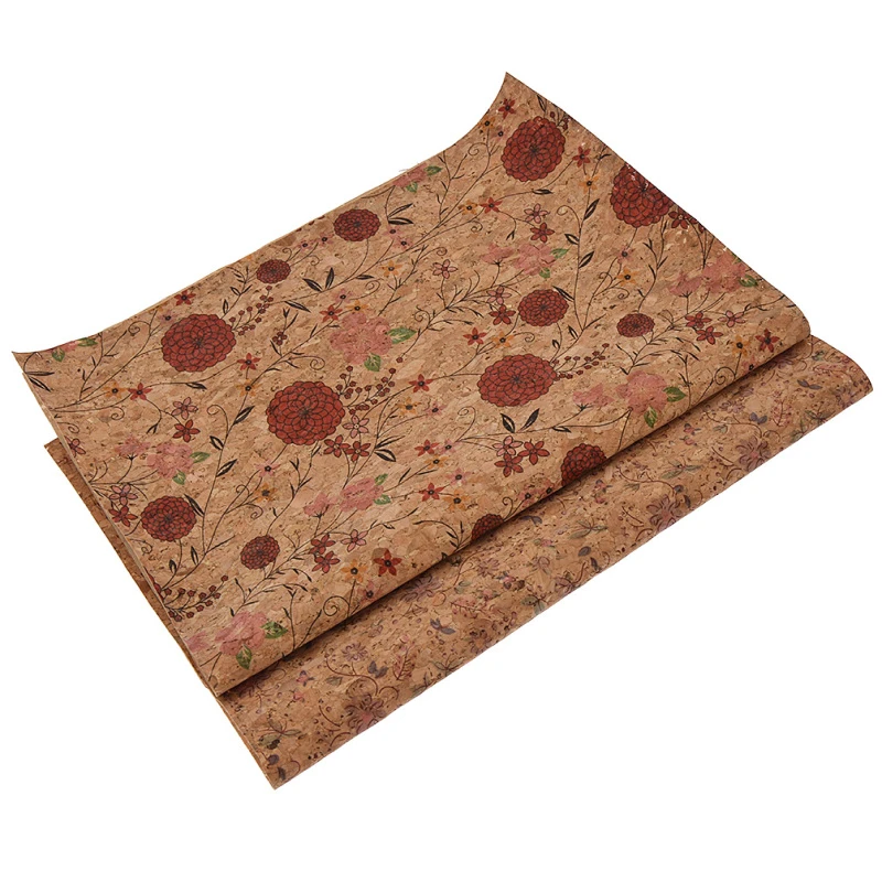 Tela acolchada A3 de corcho con estampado de flores decoración de ropa de retales DIY, suministros de accesorios con lazo|Tela| AliExpress