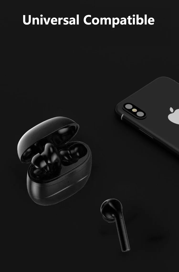 Seovo J3 tws bluetooth 5,0 с микрофоном сенсорное управление беспроводные наушники супер бас всплывающие свободные руки нового поколения для iphone