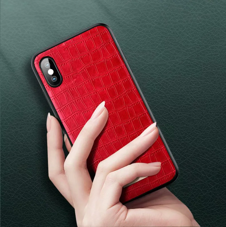 SULADA Роскошный тонкий крокодиловый узор кожа задняя крышка чехол для iPhone 11 pro Pro