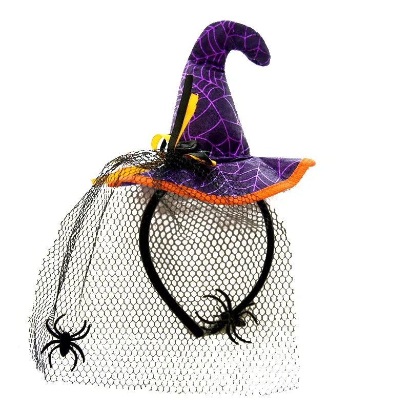 Хэллоуин фестиваль Реквизит повязка на голову взрослые детские вечерние милые забавные милые повязка на голову в виде паука головные уборы