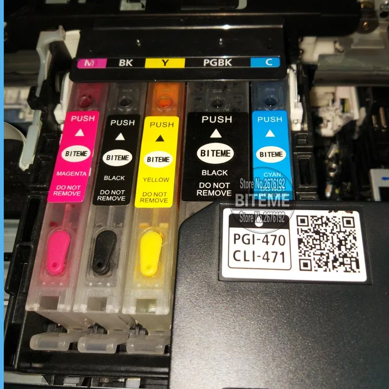 Для Canon TS5040 TS6040 TS 5040 6040 перезаправляемый картридж принтер PIXMA 5 цветов чернильный с