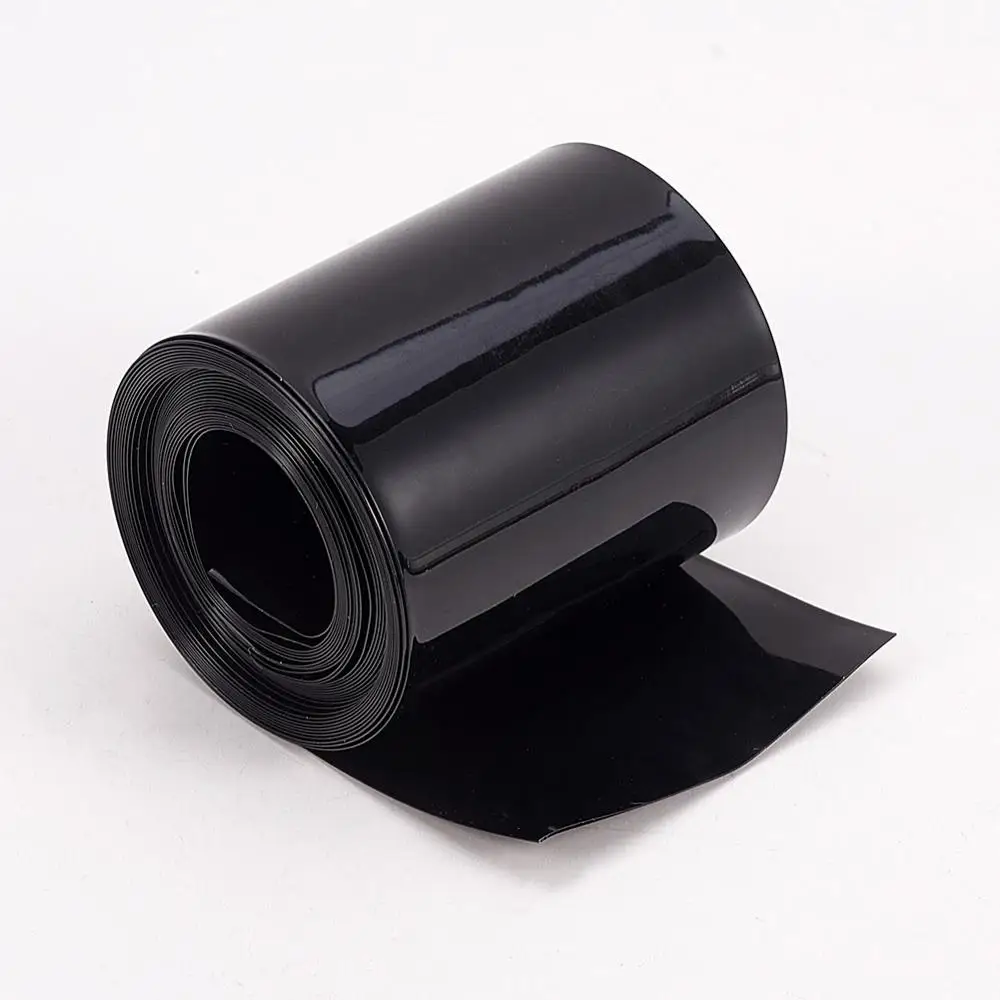 55mm 3.5m black Othmro 2,5 м-10 м Длина 55/60/65 мм плоский Ширина ПВХ термоусадочная трубка для 18650 Батарея пакет защиты изоляционные, термоусадочные трубки - Цвет: 55mm 3.5m black