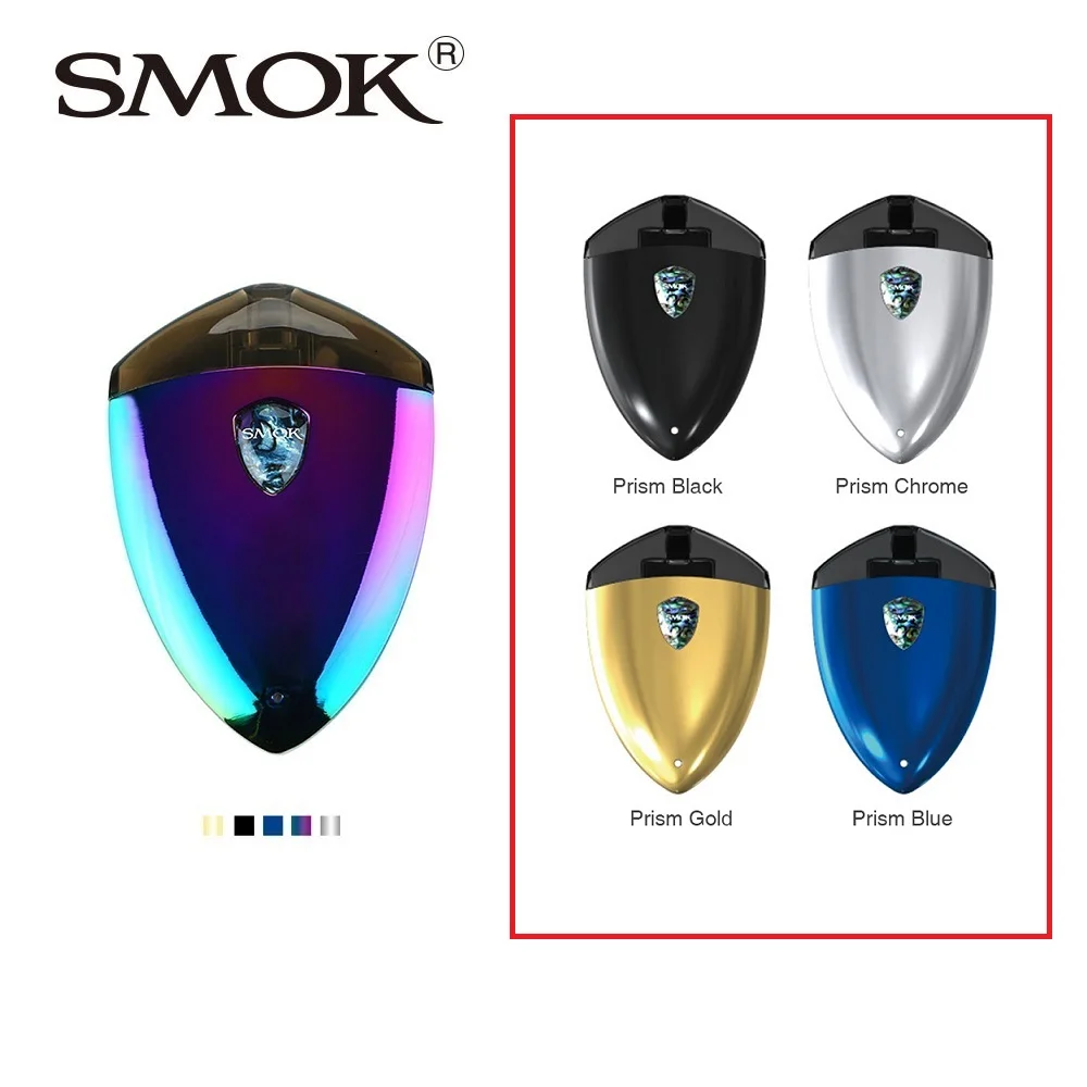 Оригинальный набор SMOK Rolo Badge Pod Vape 250 мАч со встроенным аккумулятором и 2 мл сменной