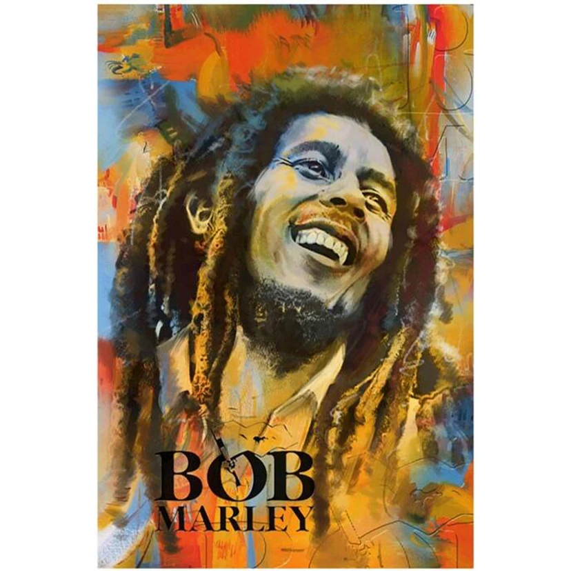 

5d Diy Diamond Painting Bob Marley Art Needlework Crafts Full Square Diamond Embroidery Icons Color Painting Cross-stitch Mosaic