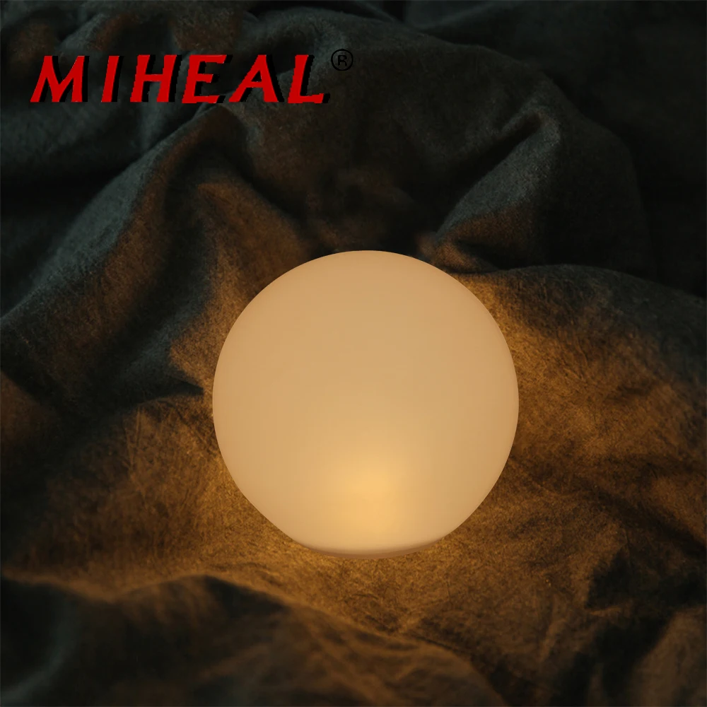 Перезаряжаемый светодиодный Ночной светильник в виде Луны 3 цвета с регулируемой