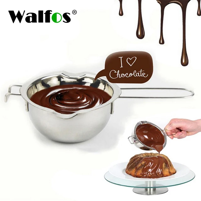 وعاء تذويب الشوكولاته من الفولاذ المقاوم للصدأ ماركة Walfos