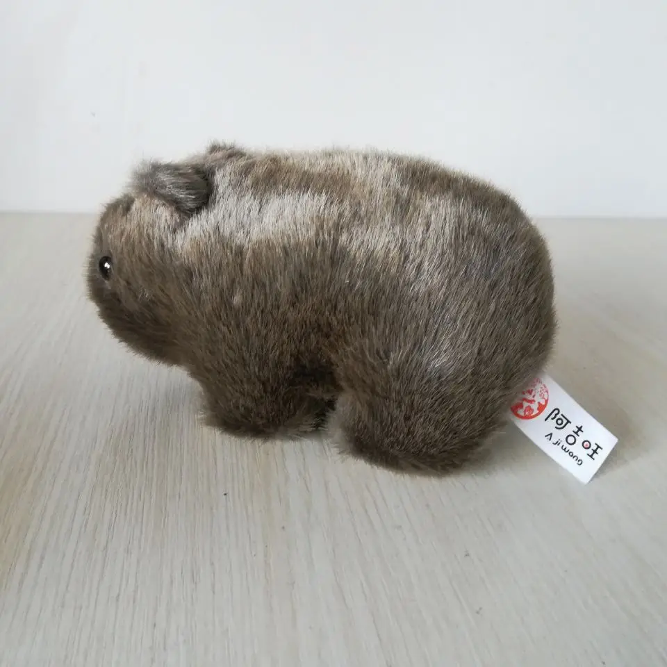 Новая игрушка около 18 см Милая Серая мышка плюшевая игрушка мягкий хомяк забавная игрушка детская игрушка, подарок на день рождения b2493