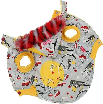 

FOR MY DOGS FOR MY DOGS jacket for dogs Snegiri yellow / gray FW596-2018