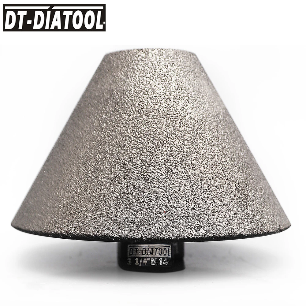 

Алмазные фрезы с вакуумной пайкой, диаметр 82 мм, резьба M14, для плитки, керамики, отверстия, обрезка, угловая шлифовальная машина, 1 шт.