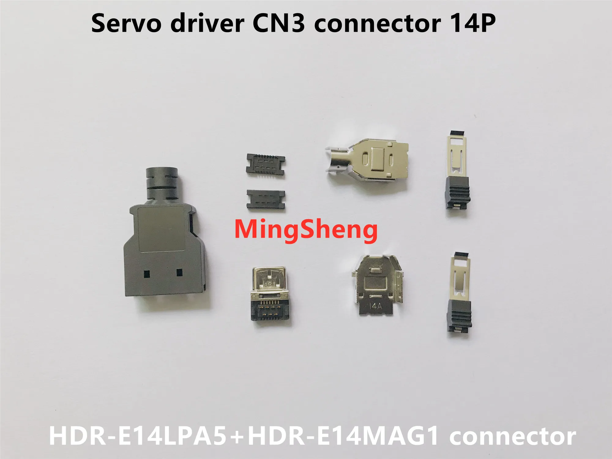 

Original new 100% servo driver CN3 connector 14P HDR-E14LPA5+HDR-E14MAG1 connector 14pin