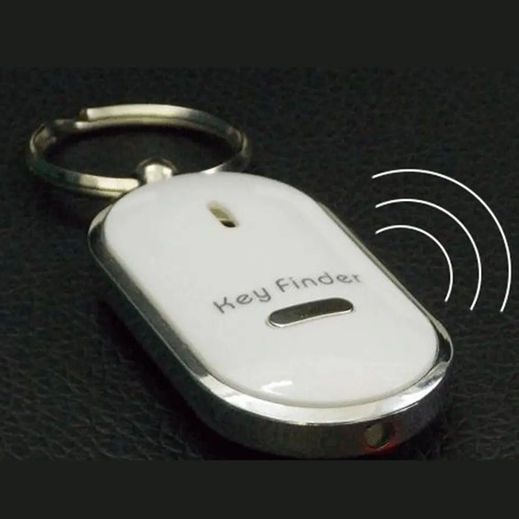 LED Smart Key Finder Sound Control Alarm Anti lost Tag Child Bag Pet Locator Find Keys Keychain Tracker Random Color