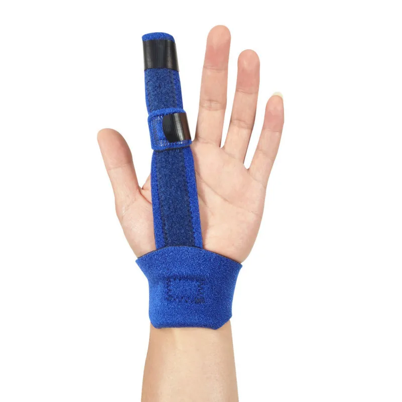 

Finger Splint Corrector Brace Stabilizer Adjustable Finger Support Guard for Trigger Arthritis Tendonitis Sprained Pain Relief