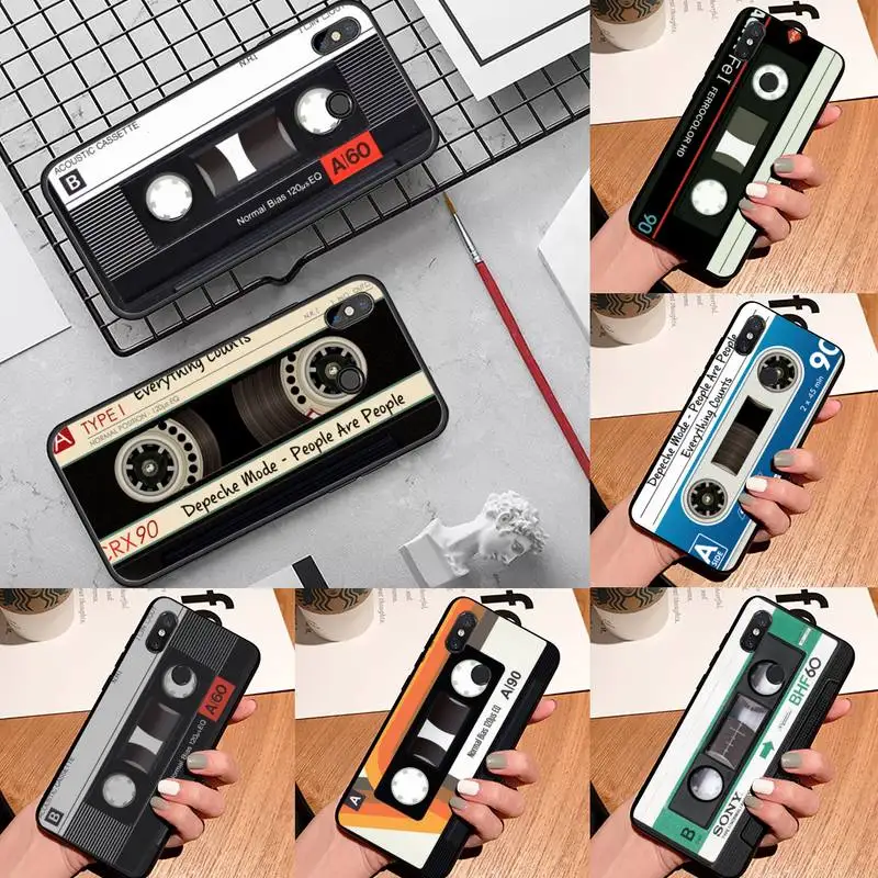 

Classical Cassette Tape retro Phone Case For Xiaomi Redmi 7 8 9t a3 9se k20 mi8 max3 lite 9 note 9s 10 pro